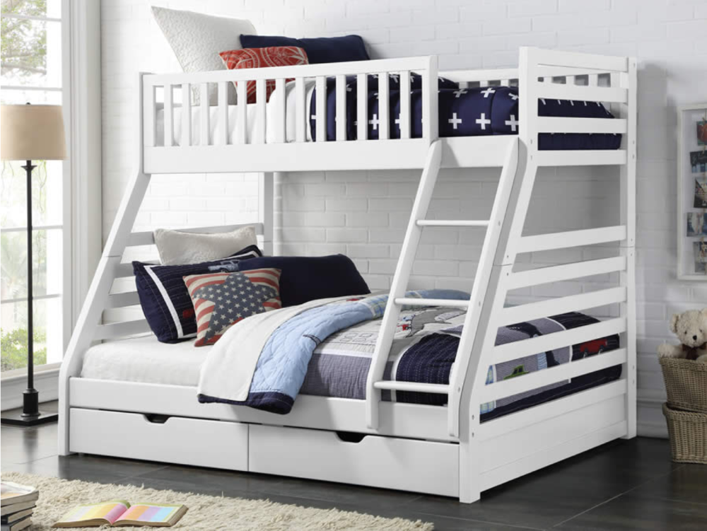 Linda Triple Bunk Bed (Single+Double)