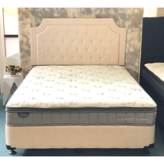 Bella Queen Bed in Beige