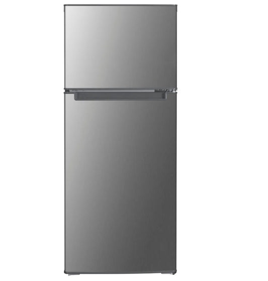 Imprasio 125L Top Mount Fridge Freezer Stainless Steel