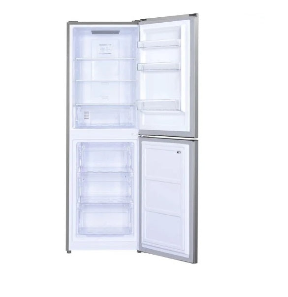 Imprasio 253L Bottom Mount Fridge Freezer Stainless Steel