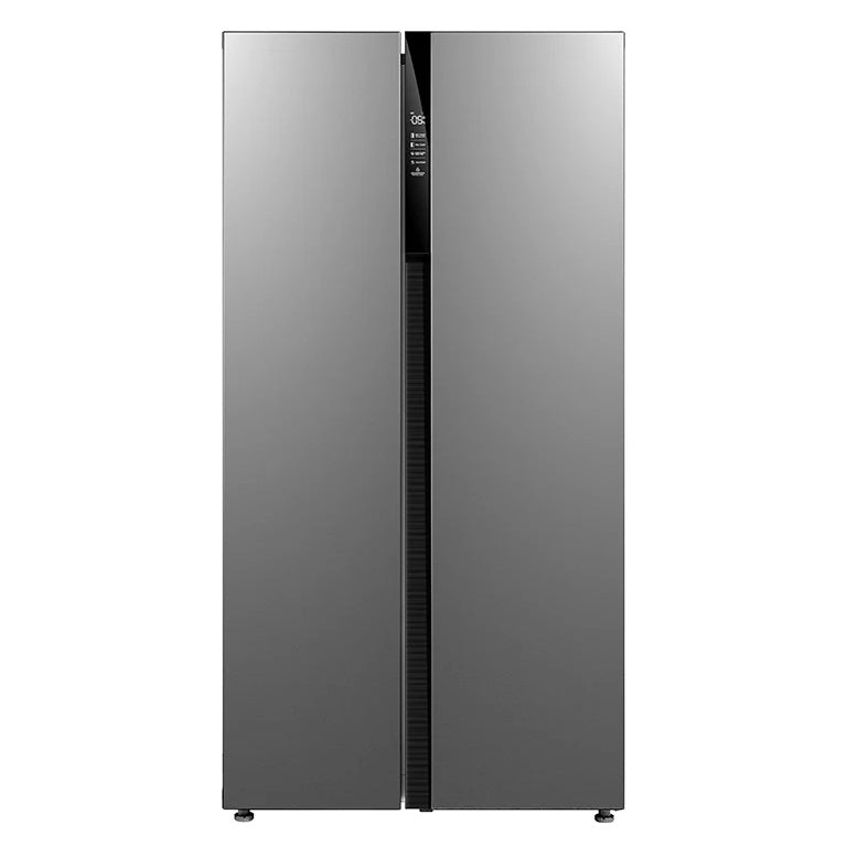 Midea 584L Side By Side Fridge Freezer Stainless Steel